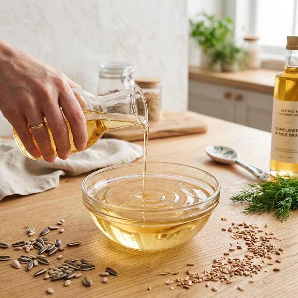 Refined & Filtered Oils (శుద్ధి చేసిన & వడపోసిన నూనెలు)