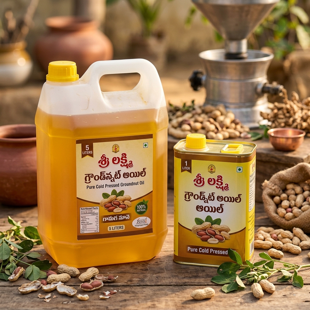 Cold Pressed Groundnut Oil