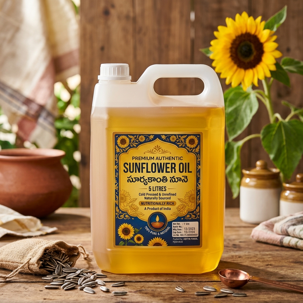 Cold Pressed Sunflower Oil